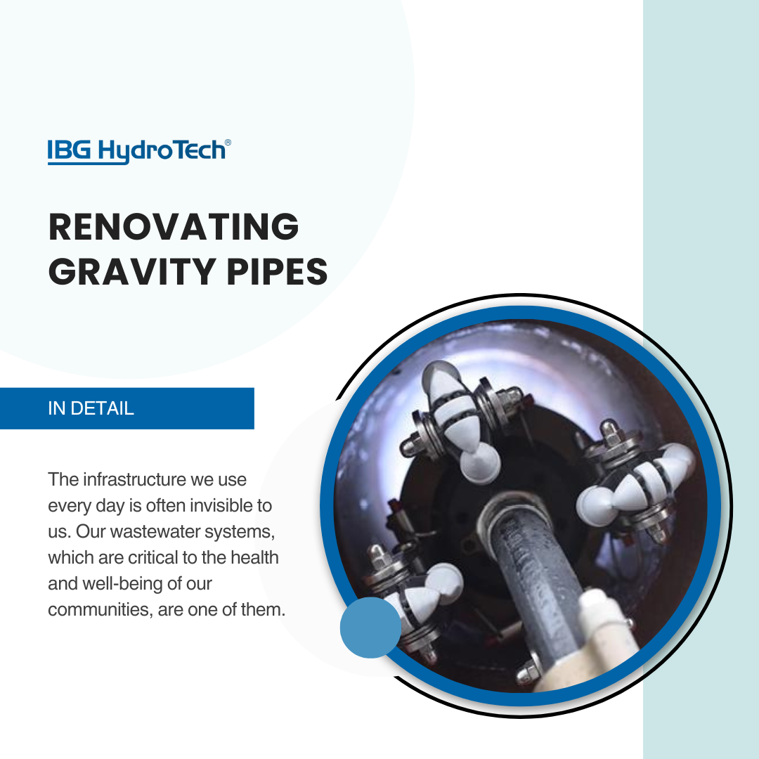 Renovating gravity pipes